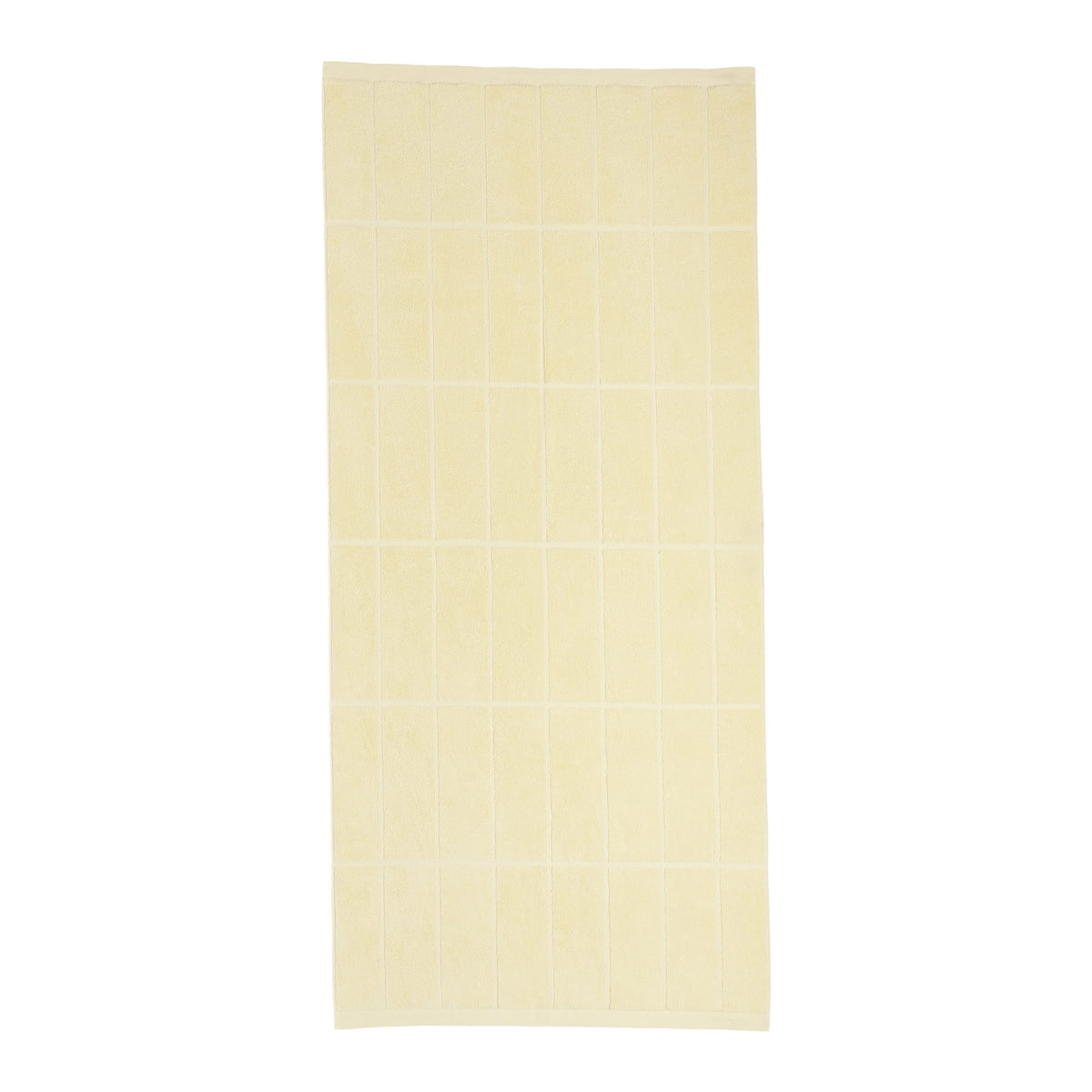 marimekko - tiiliskivi serviette de bain, 70 x 150 cm, butter yellow