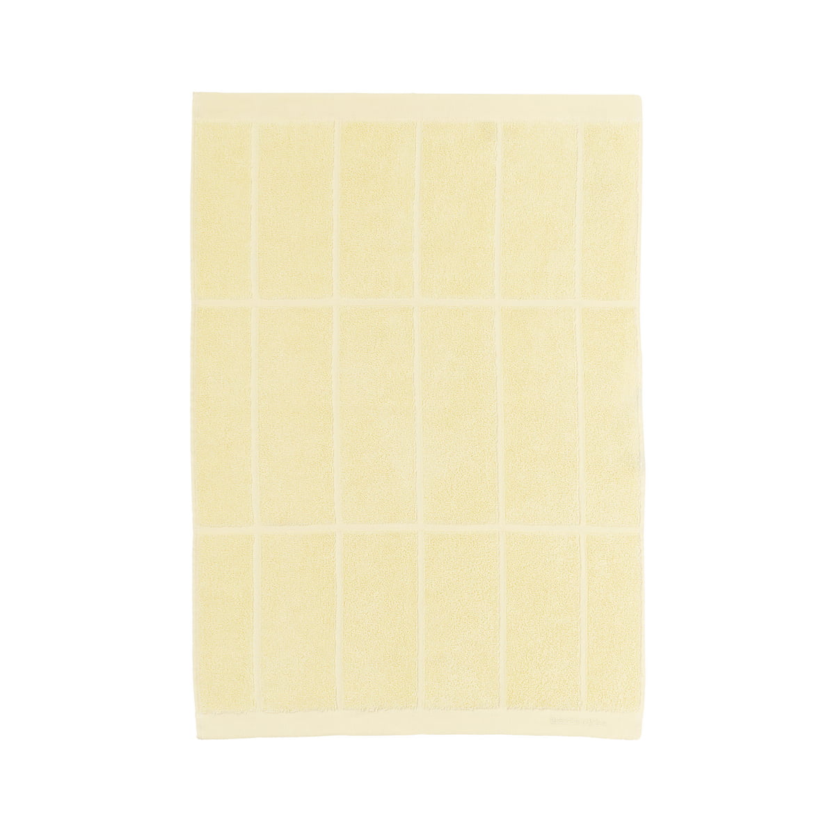 marimekko - tiiliskivi serviette de bain, 50 x 70 cm, butter yellow