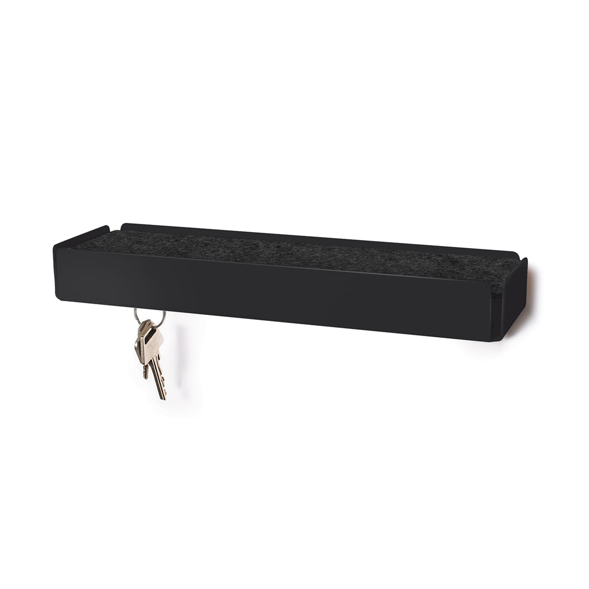 konstantin slawinski - sl35 key-box boîte à clés, noir / feutre gris foncé chiné