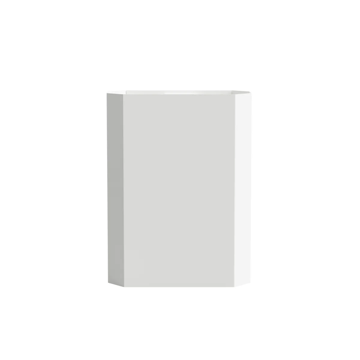 Nichba Design - Seau à papier mural, blanc