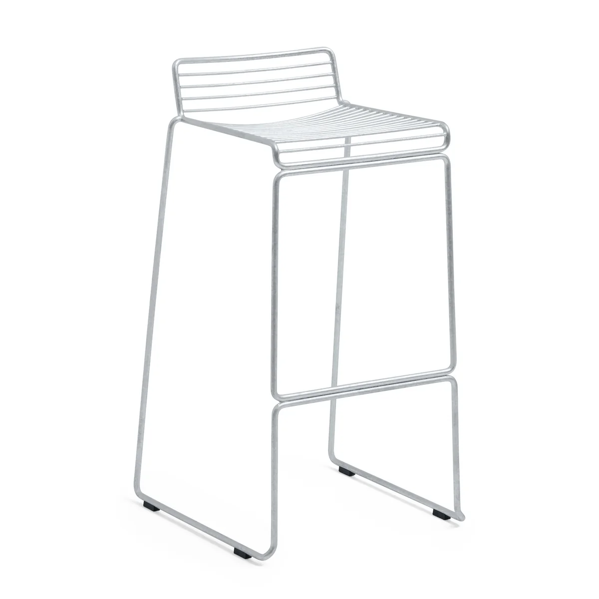HAY - Hee Tabouret de bar high, hot galvanised HAY - Hee Tabouret de bar high, hot galvanised