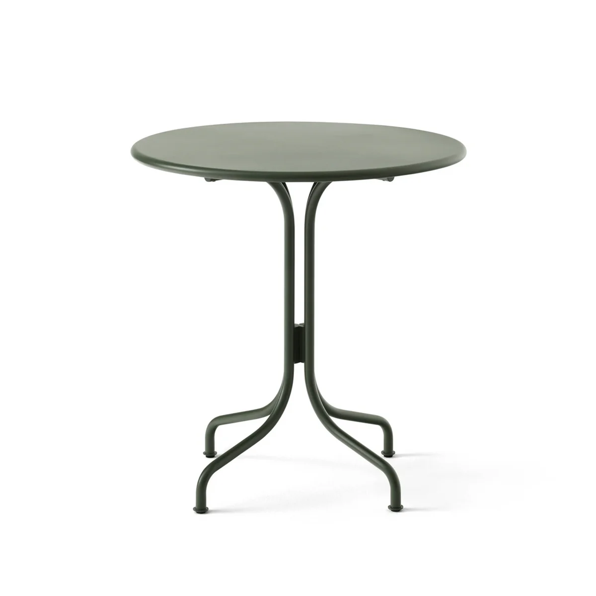 & Tradition - Thorvald SC96 Outdoor Table de bistrot, Ø 70 cm, bronze green