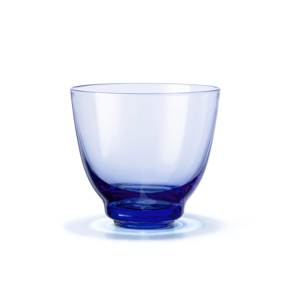 holmegaard - flow verre à eau 35 cl, bleu foncé