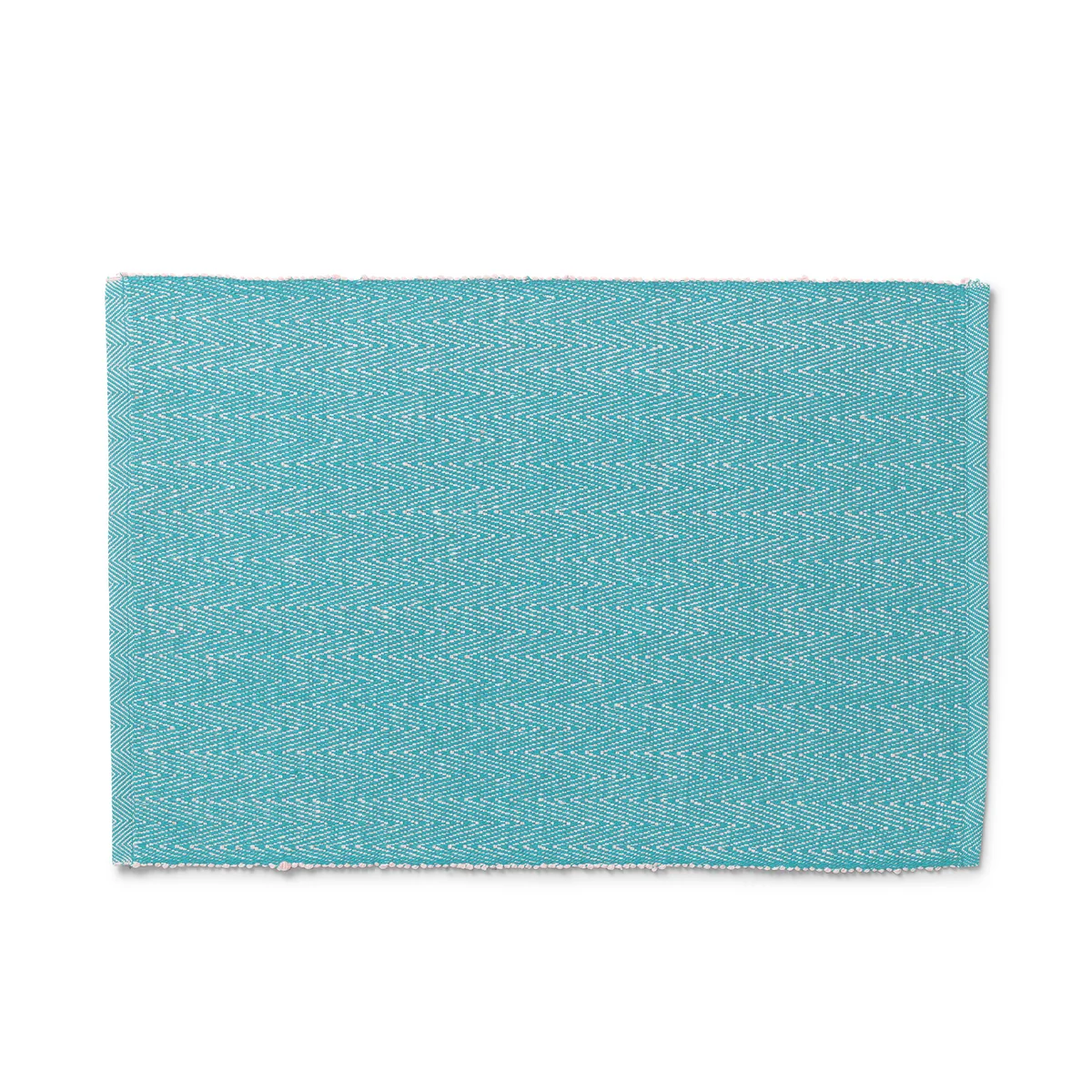 Lyngby Porcelæn - Herringbone Set de table, 43 x 30 cm, turquoise