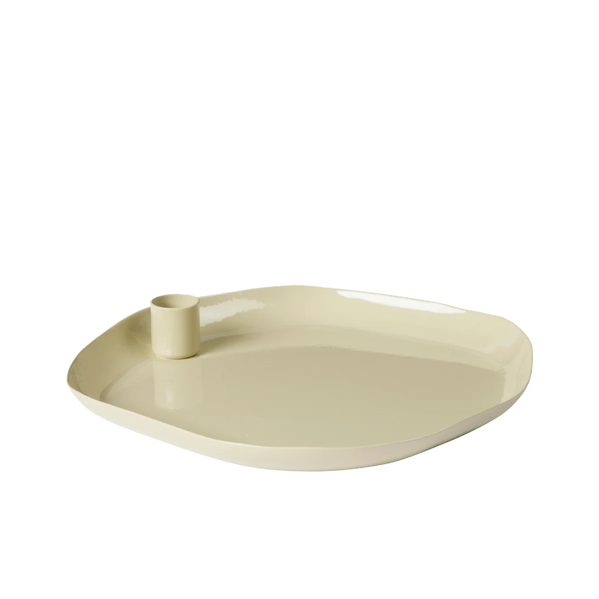 Broste Copenhagen - Mie Plateau pour bougies, 25 x 25 x 3 cm, castle beige Broste Copenhagen - Mie Plateau pour bougies, 25 x 25 x 3 cm, castle beige
