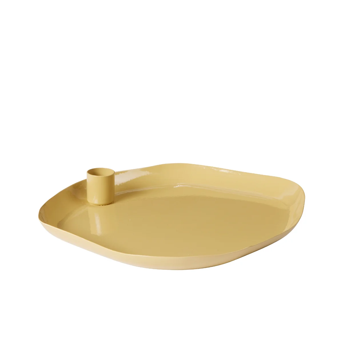 Broste Copenhagen - Mie Plateau pour bougies, 25 x 25 x 3 cm, taupe sable Broste Copenhagen - Mie Plateau pour bougies, 25 x 25 x 3 cm, taupe sable