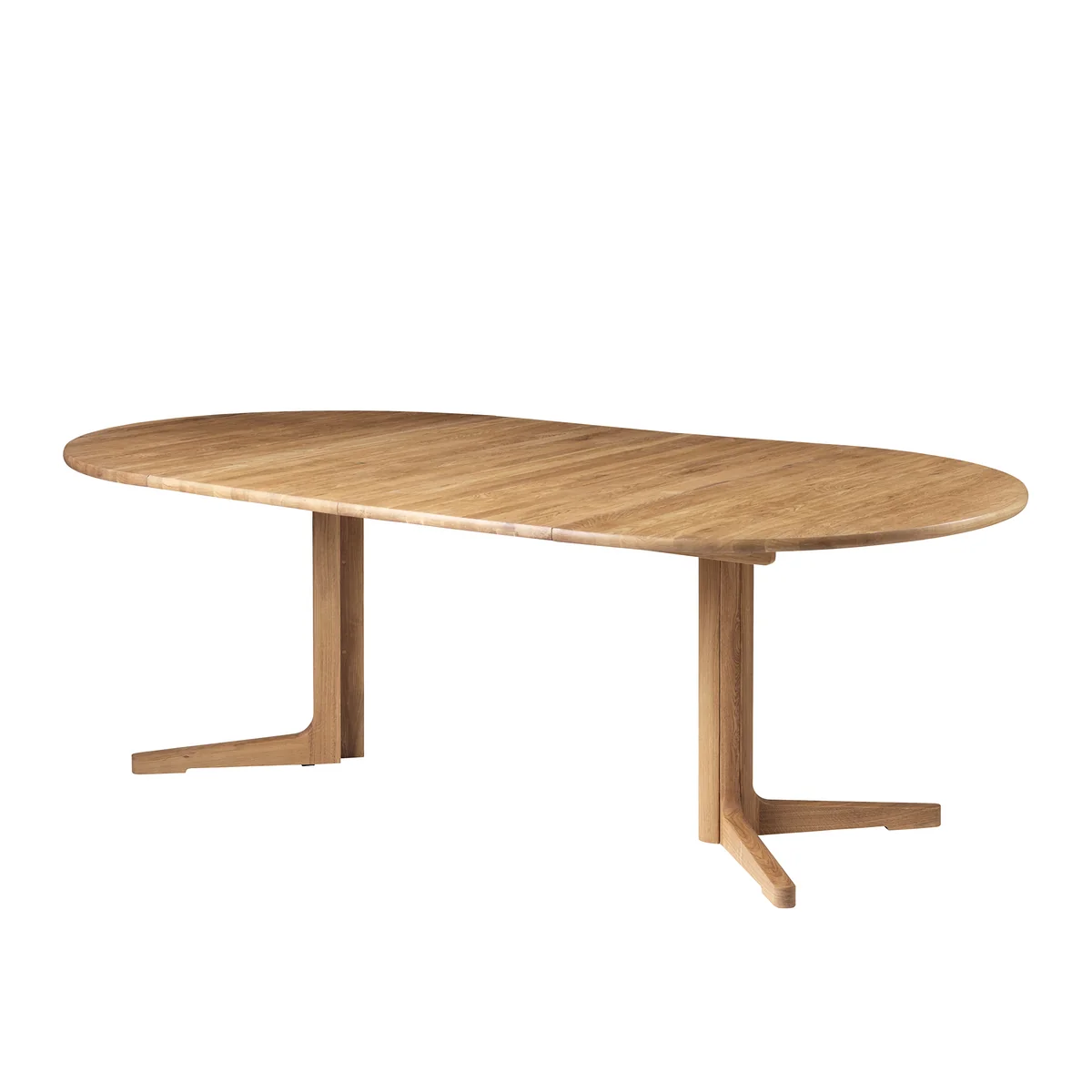 FDB Møbler - C69E Table de salle à manger, 120 x 220 cm, chêne naturel huilé (avec deux plateaux supplémentaires) FDB Møbler - C69E Table de salle à manger, 120 x 220 cm, chêne naturel huilé (avec deux plateaux supplémentaires)