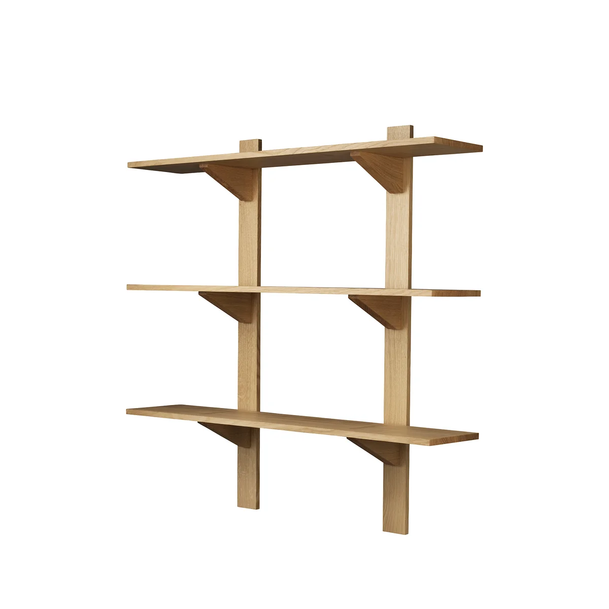 FDB Møbler - B100 Étagère murale 100 x 100 cm, chêne naturel FDB Møbler - B100 Étagère murale 100 x 100 cm, chêne naturel