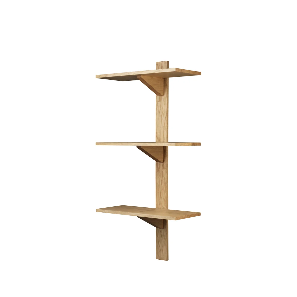 FDB Møbler - B100 Étagère murale 100 x 50 cm, chêne naturel FDB Møbler - B100 Étagère murale 100 x 50 cm, chêne naturel