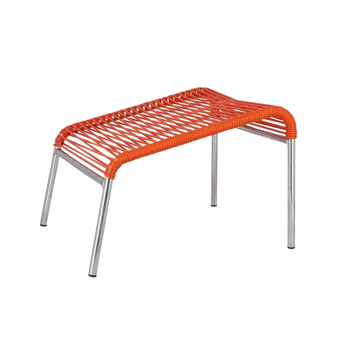 Fiam - Mya Spaghetti Tabouret de pied, aluminium / orange