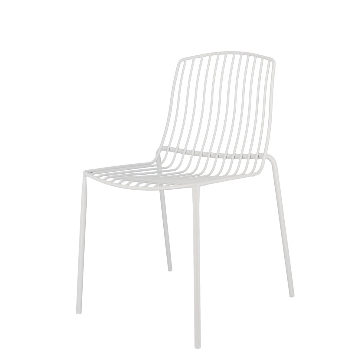 jan kurtz - mori chaise de jardin, blanc