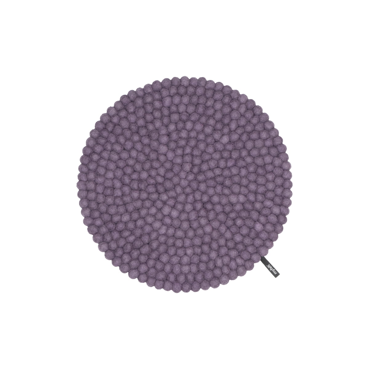 myfelt - frida coussin d'assise ø 36 cm, violet