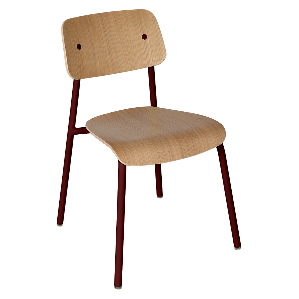 Fermob - Studie Chaise, chêne / cerisier noir