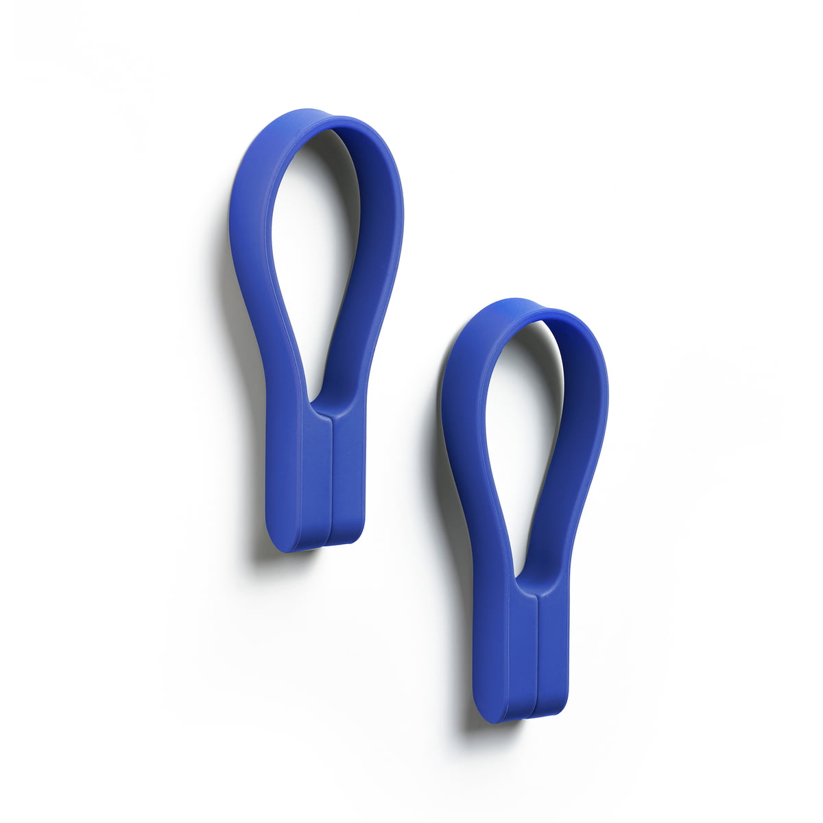 zone denmark - loop porte-serviettes magnétique, indigo blue (set de 2)