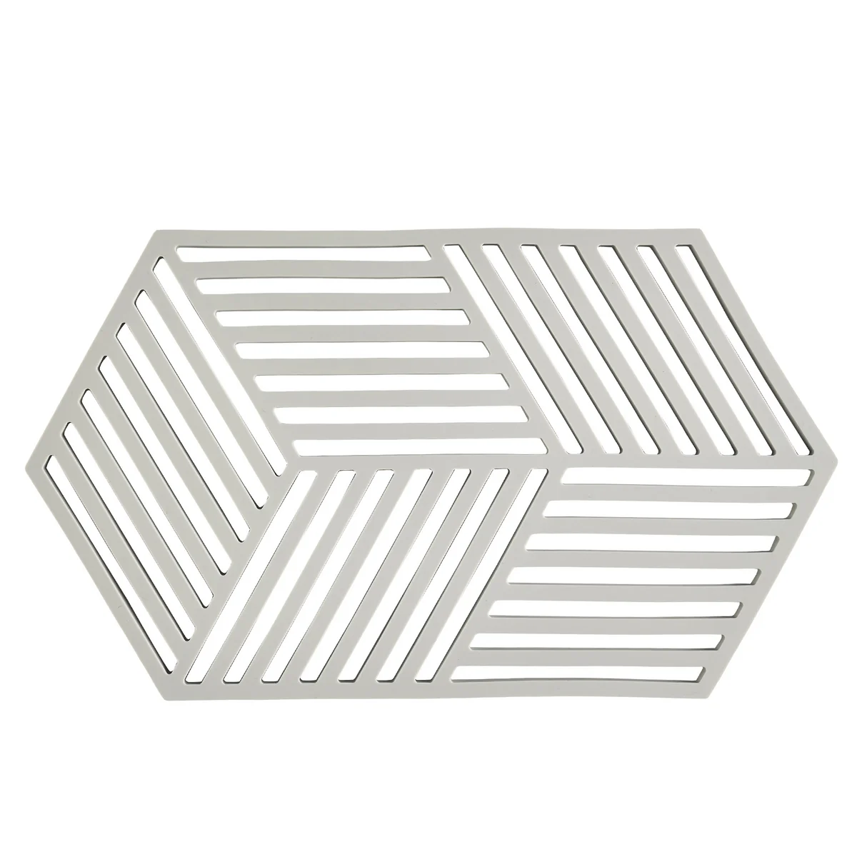 Zone Denmark - Hexagon Dessous de verre large, warm grey Zone Denmark - Hexagon Dessous de verre large, warm grey
