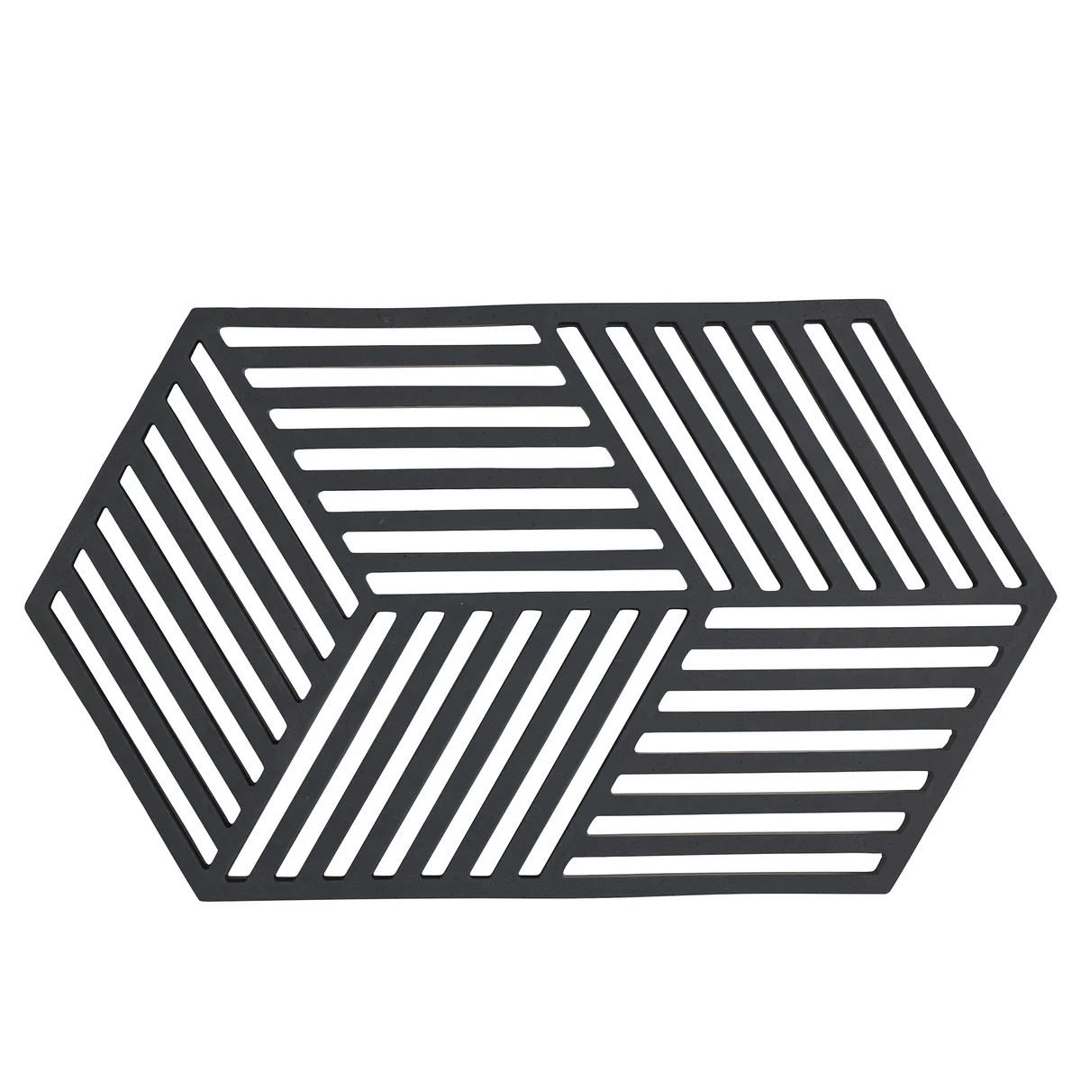 Zone Denmark - Hexagon Dessous de verre large, noir Zone Denmark - Hexagon Dessous de verre large, noir