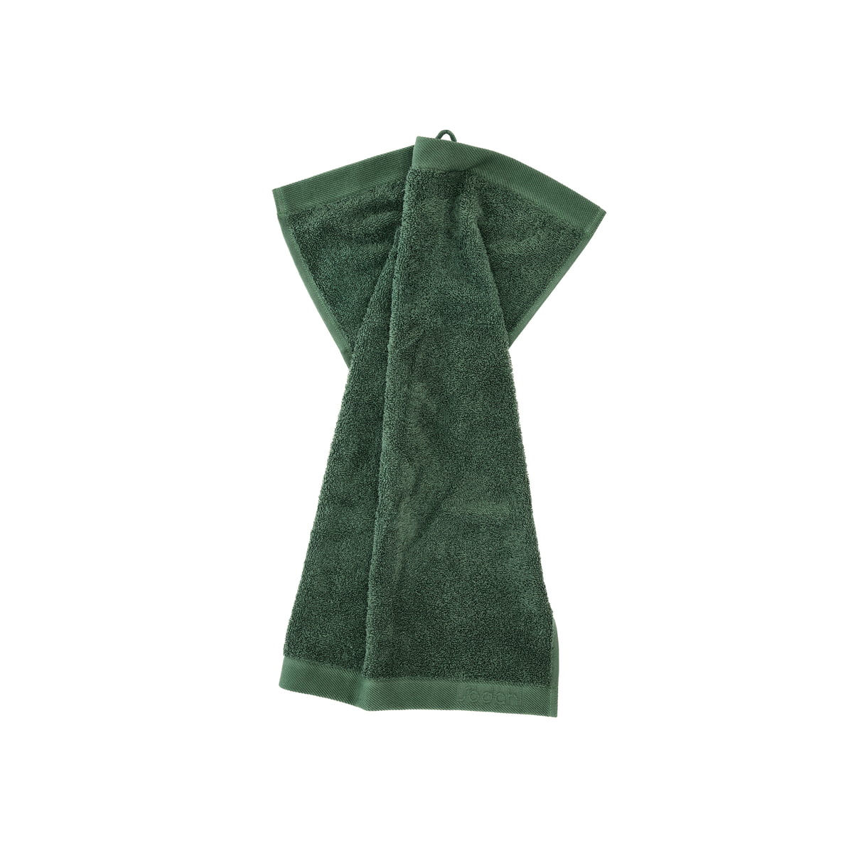 södahl - comfort organic serviette de bain, 40 x 60 cm, pine green