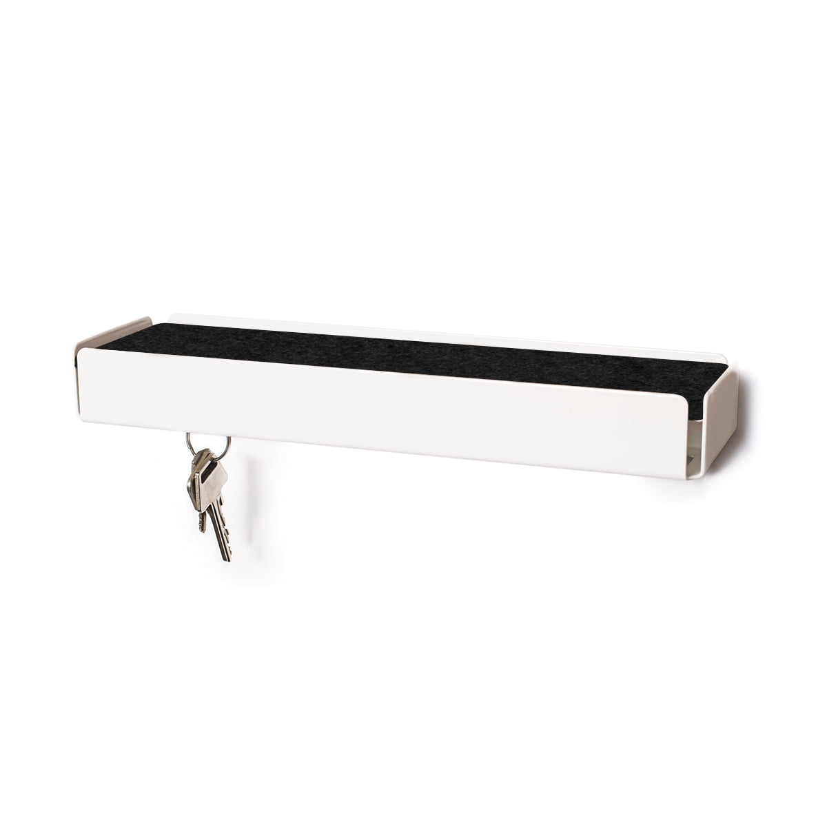 konstantin slawinski - sl35 key-box boîte à clés, blanc / feutre noir