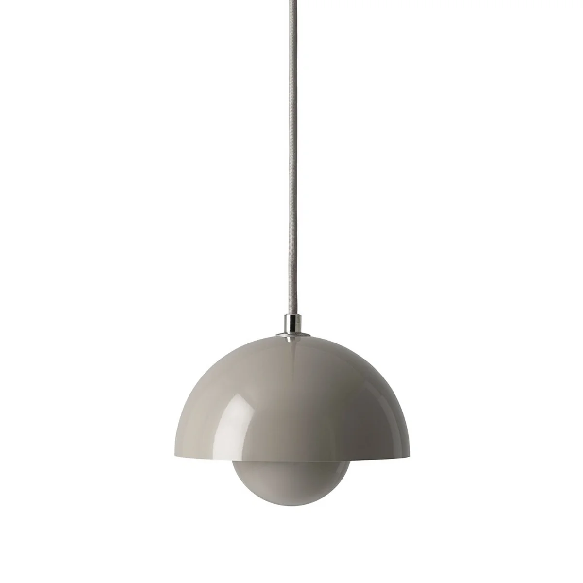 & Tradition - FlowerPot Lampe suspendue VP10, gris-beige & Tradition - FlowerPot Lampe suspendue VP10, gris-beige