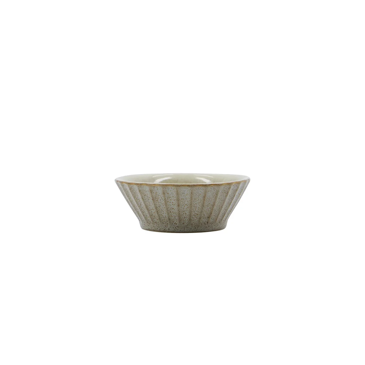 House Doctor - Pleat Bol, Ø 8 cm, gris / marron