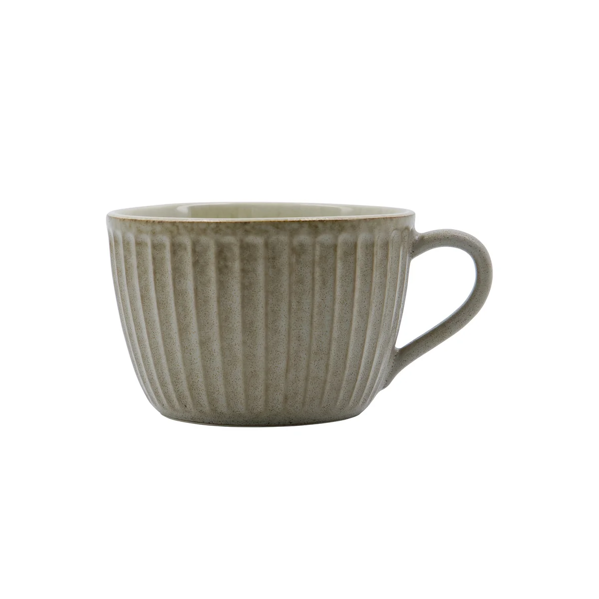 House Doctor - Pleat Tasse, Ø 10,5 cm, gris / marron House Doctor - Pleat Tasse, Ø 10,5 cm, gris / marron