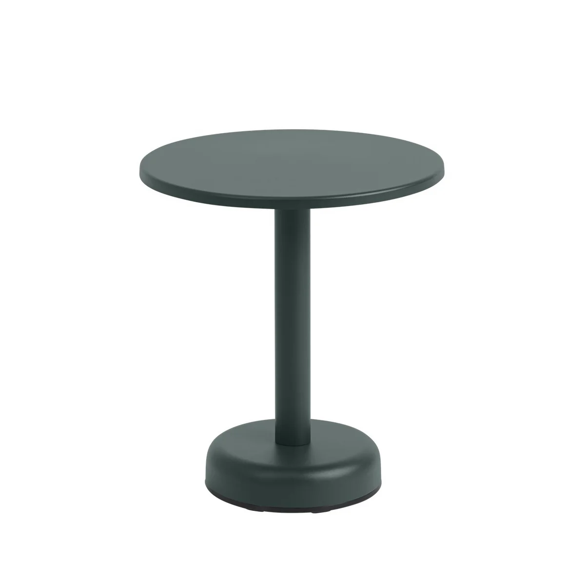 Muuto - Linear Steel Outdoor Table basse, Ø 42 x H 47 cm, vert foncé RAL 6012 Muuto - Linear Steel Outdoor Table basse, Ø 42 x H 47 cm, vert foncé RAL 6012