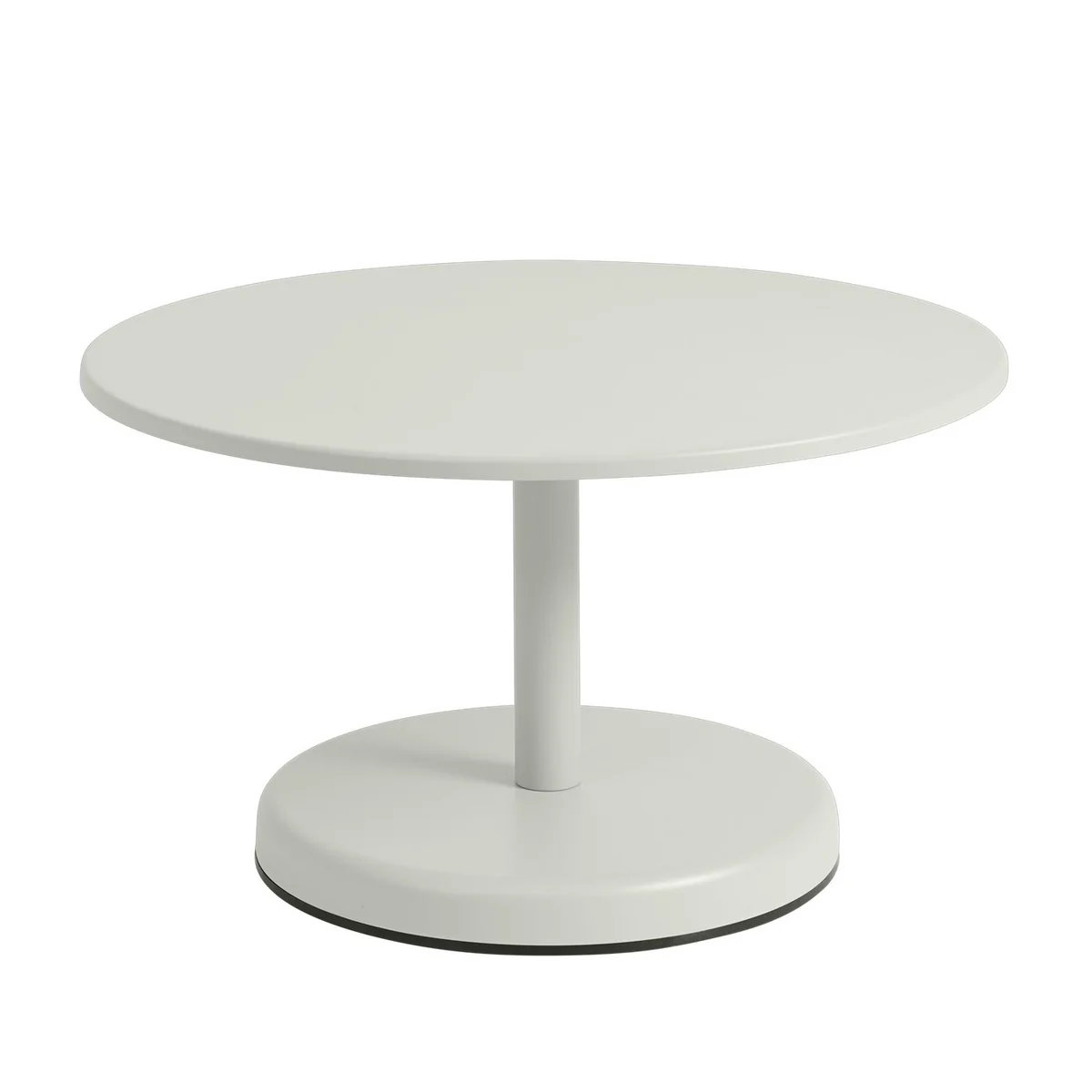 Muuto - Linear Steel Outdoor Table basse, Ø 70 x H 40 cm, gris RAL 7044 Muuto - Linear Steel Outdoor Table basse, Ø 70 x H 40 cm, gris RAL 7044
