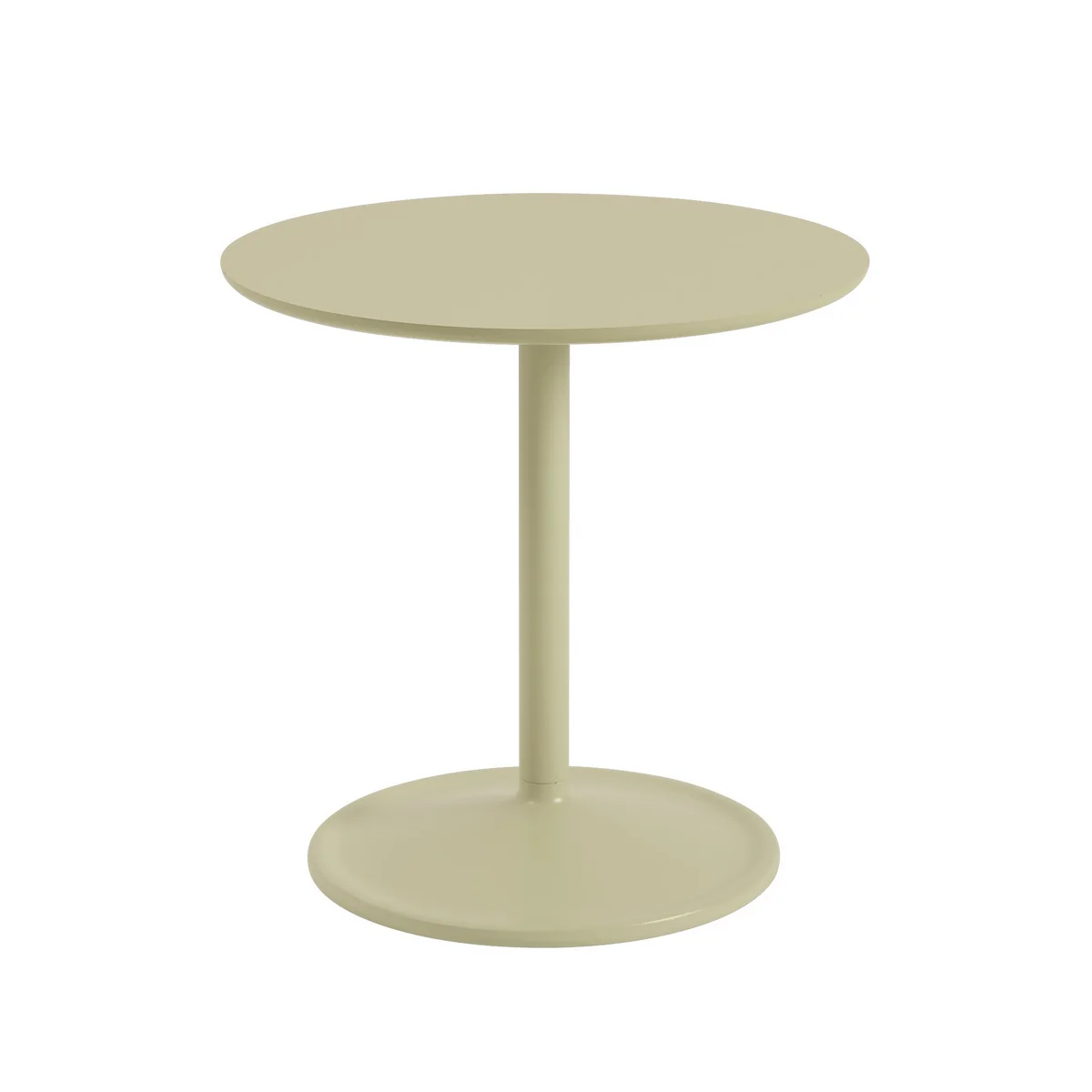 Muuto - Soft Table d'appoint, Ø 48 cm, H 48 cm, vert beige Muuto - Soft Table d'appoint, Ø 48 cm, H 48 cm, vert beige