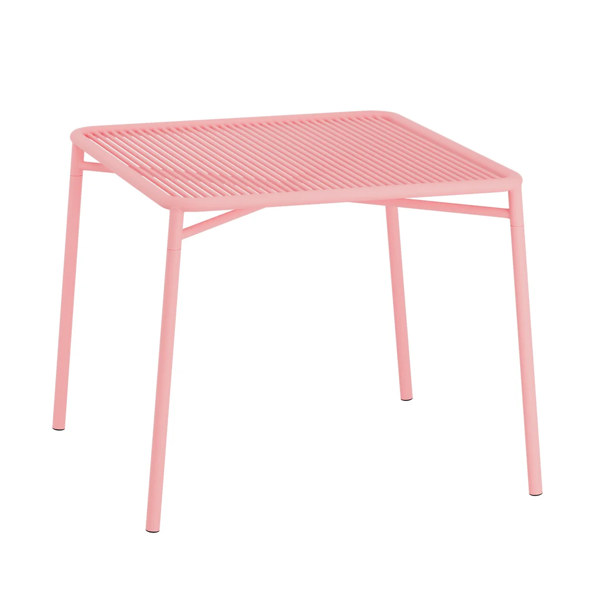OUT Objekte unserer Tage - Ivy Table de jardin, 90 x 90 cm, rose pâle
