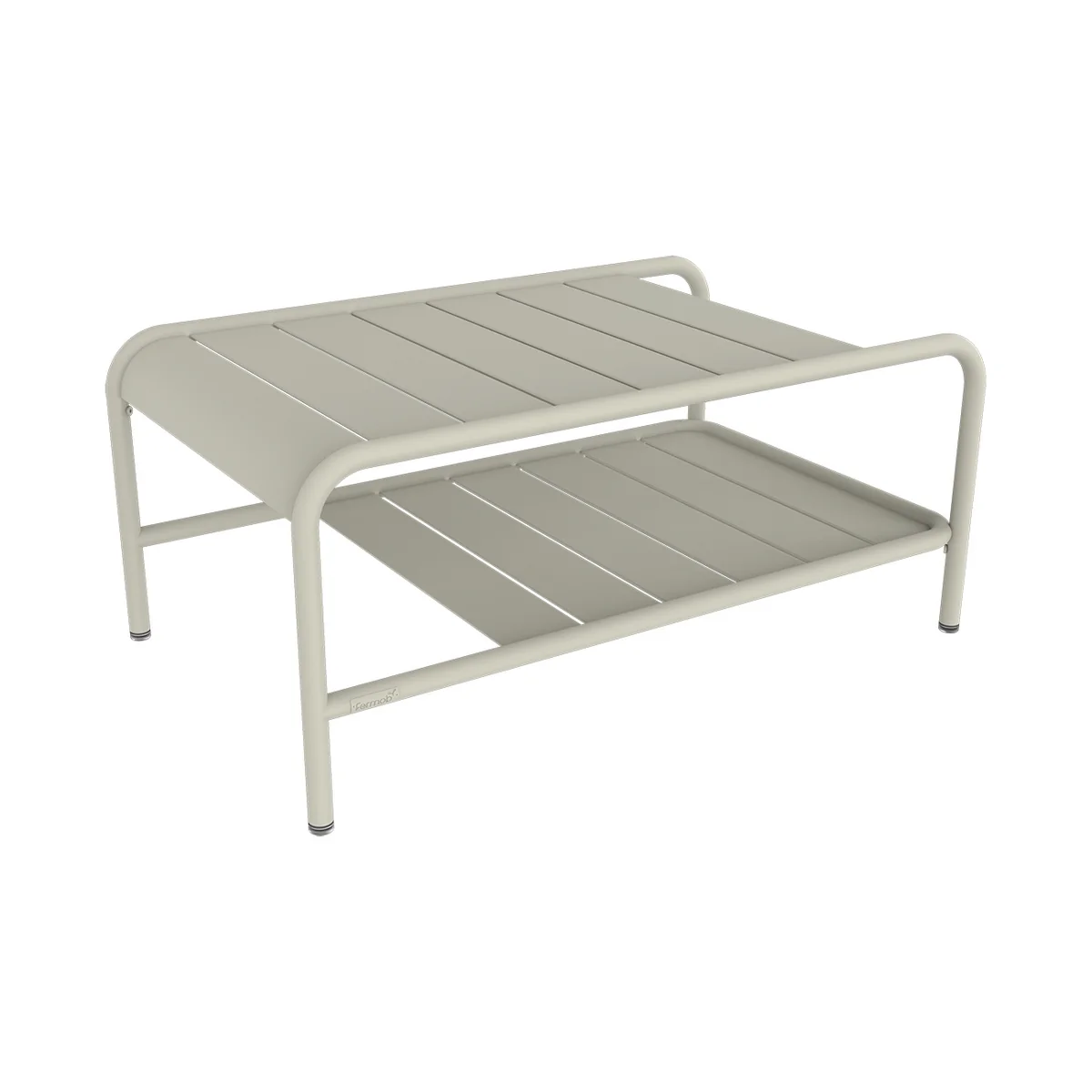 Fermob - Luxembourg Table basse, 90 x 55 cm, gris argile