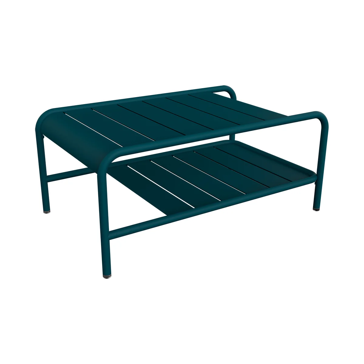 Fermob - Luxembourg Table basse, 90 x 55 cm, bleu acapulco