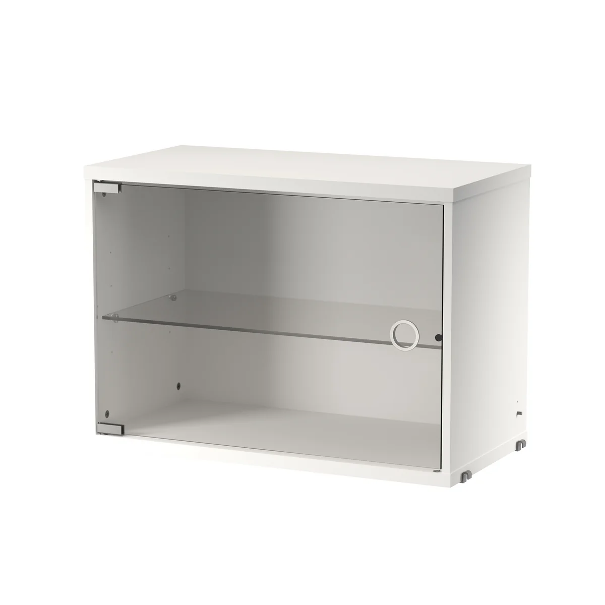 String - Vitrine avec porte battante en verre, 58 x 30 cm, blanc String - Vitrine avec porte battante en verre, 58 x 30 cm, blanc