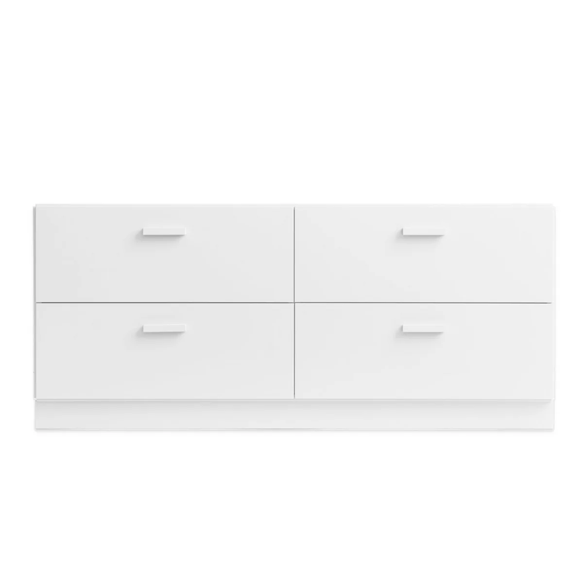 String - Relief Commode avec socle, basse, 123 x 41 x 46,6 cm, blanc String - Relief Commode avec socle, basse, 123 x 41 x 46,6 cm, blanc