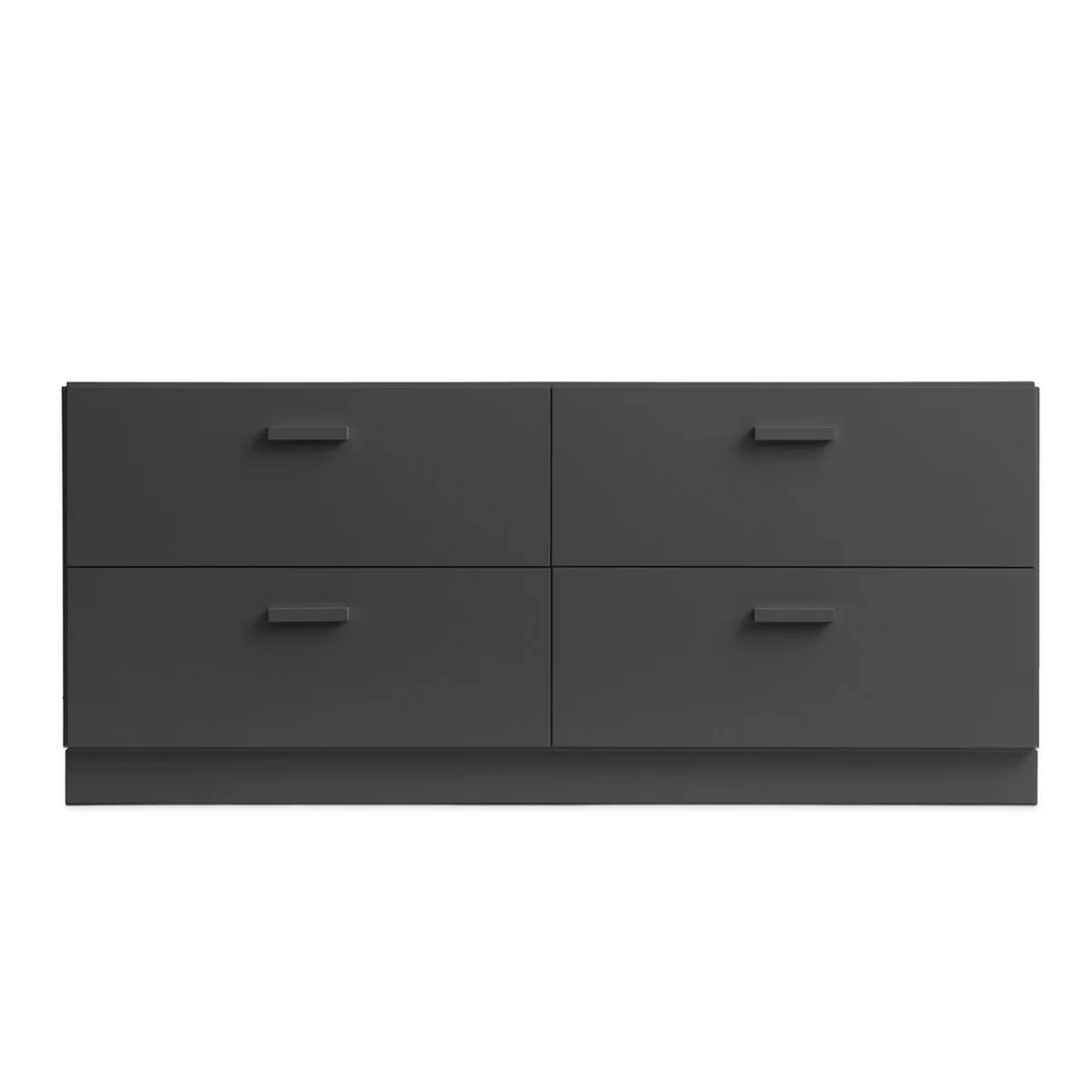 String - Relief Commode avec socle, basse, 123 x 41 x 46,6 cm, gris String - Relief Commode avec socle, basse, 123 x 41 x 46,6 cm, gris
