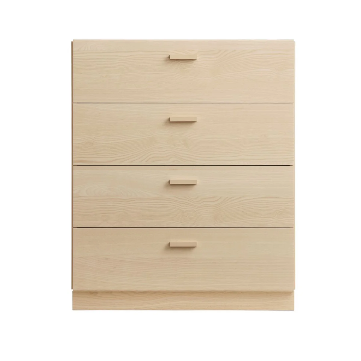 String - Relief Commode avec socle, large, 82 x 41 x 92,2 cm, frêne