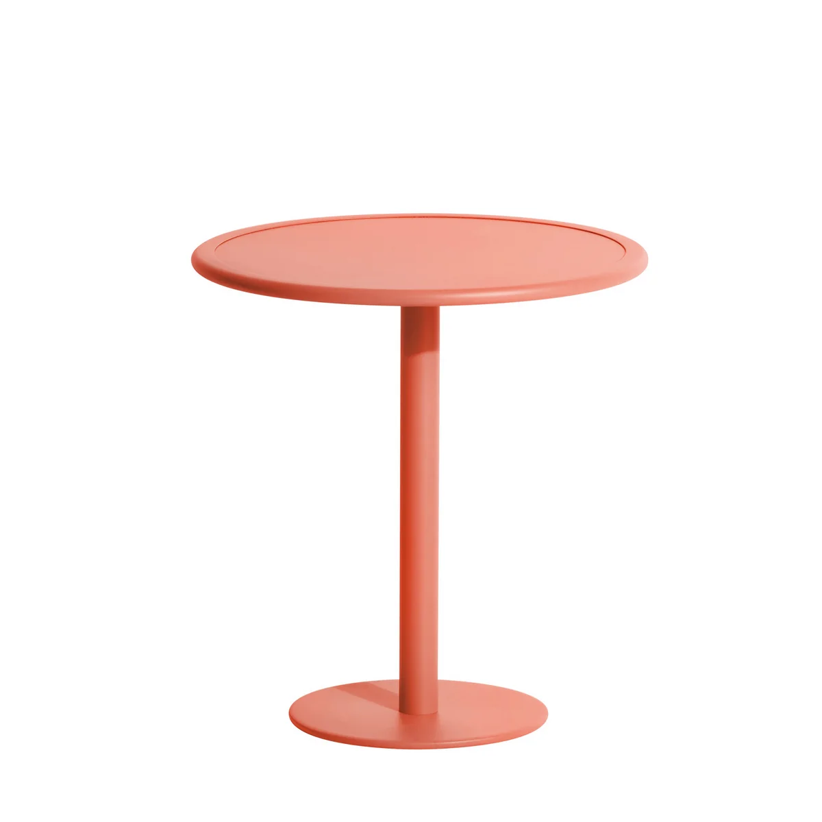 Petite Friture - Week-End Table de bistrot Outdoor, Ø 70 cm, corail