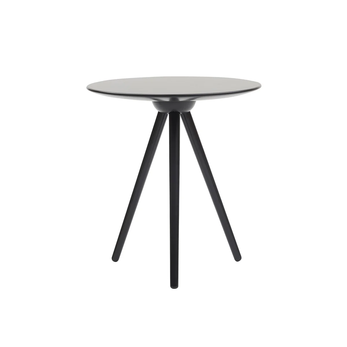 Circoe Table d'appoint, laquée noir de Softline