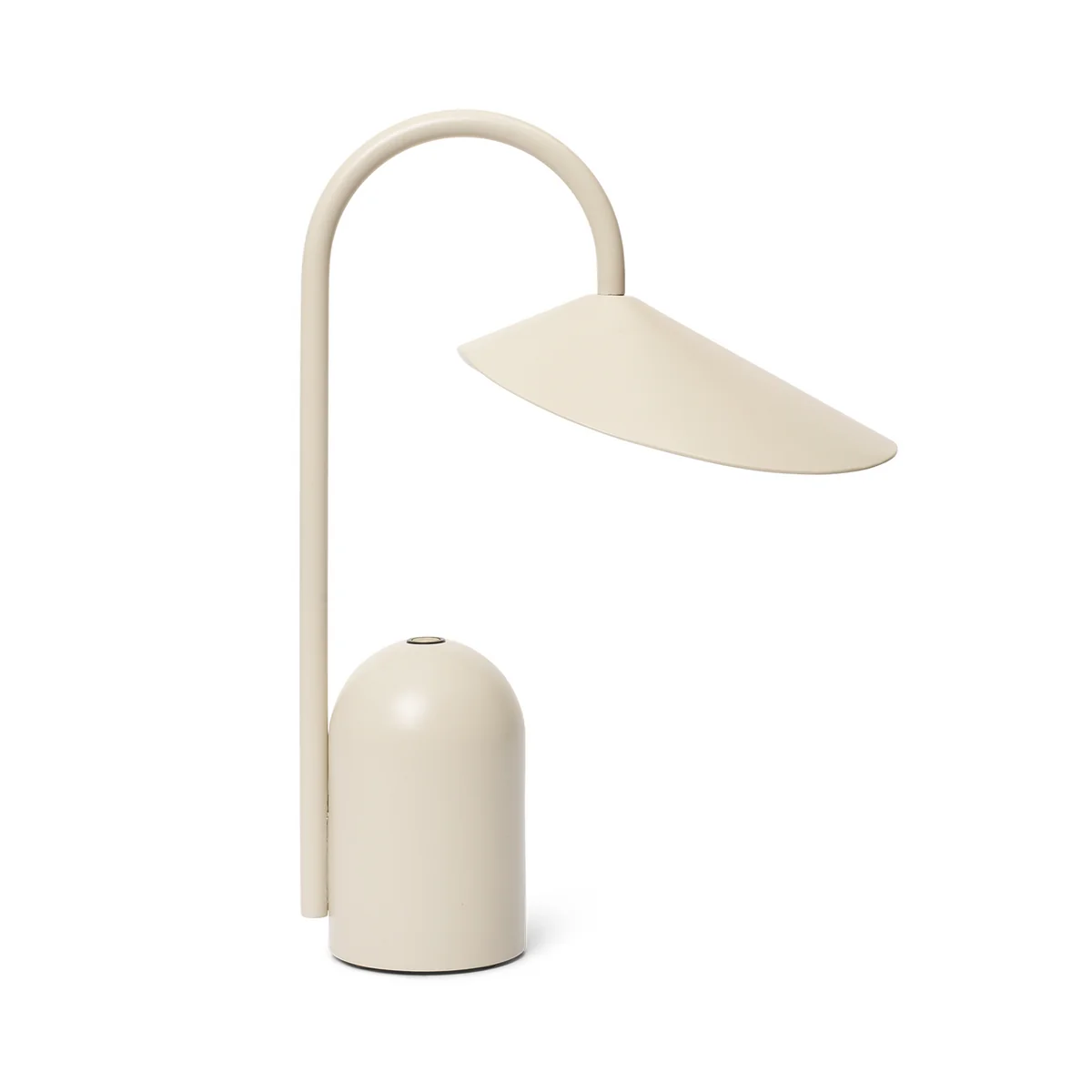 Ferm Living - Arum Lampe de bureau à LED rechargeable, cashmere
