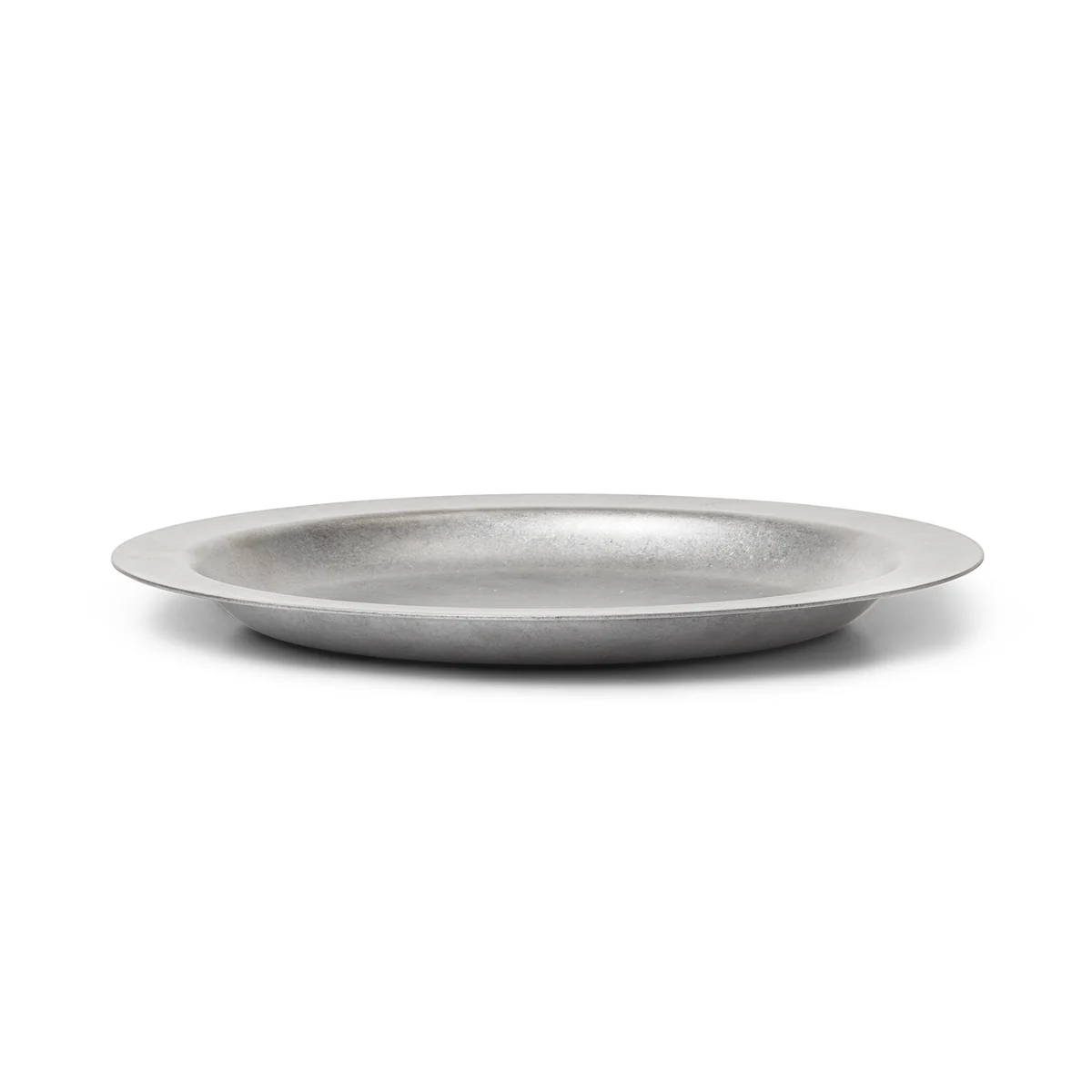 Ferm Living - Tumbled Assiette, acier inoxydable