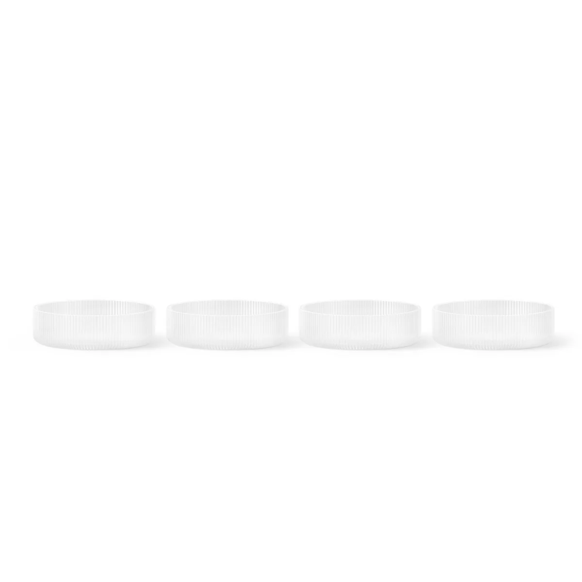 Ferm Living - Ripple Coupe, givrée (set de 4)