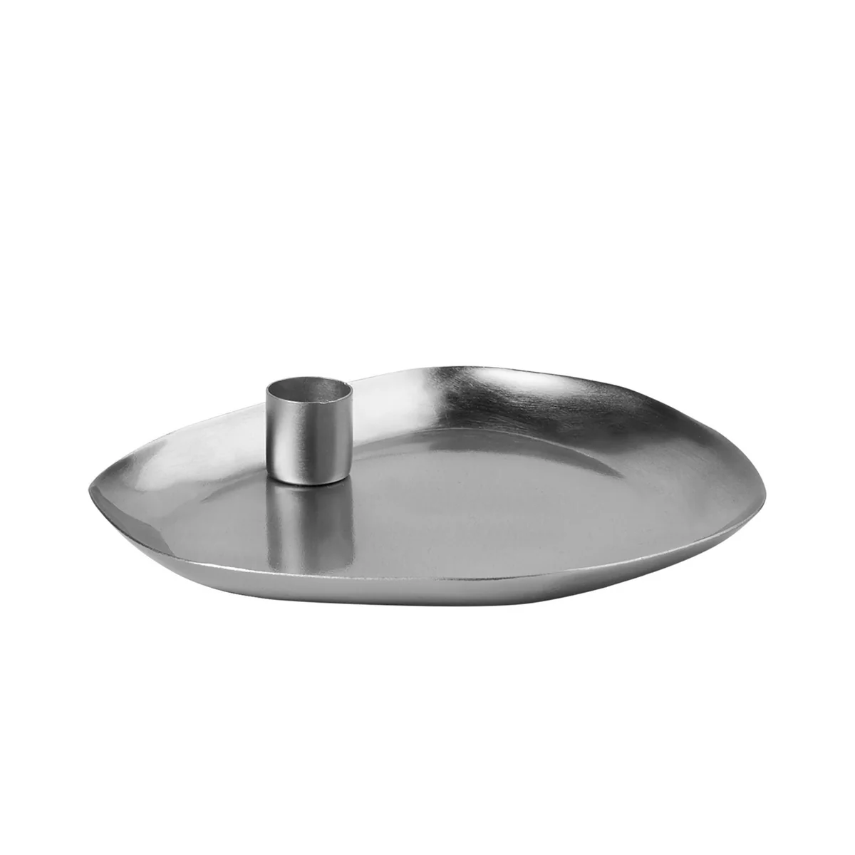 Broste Copenhagen - Mie Plateau à bougies, 18 x 16 x 3 cm, silver finish Broste Copenhagen - Mie Plateau à bougies, 18 x 16 x 3 cm, silver finish
