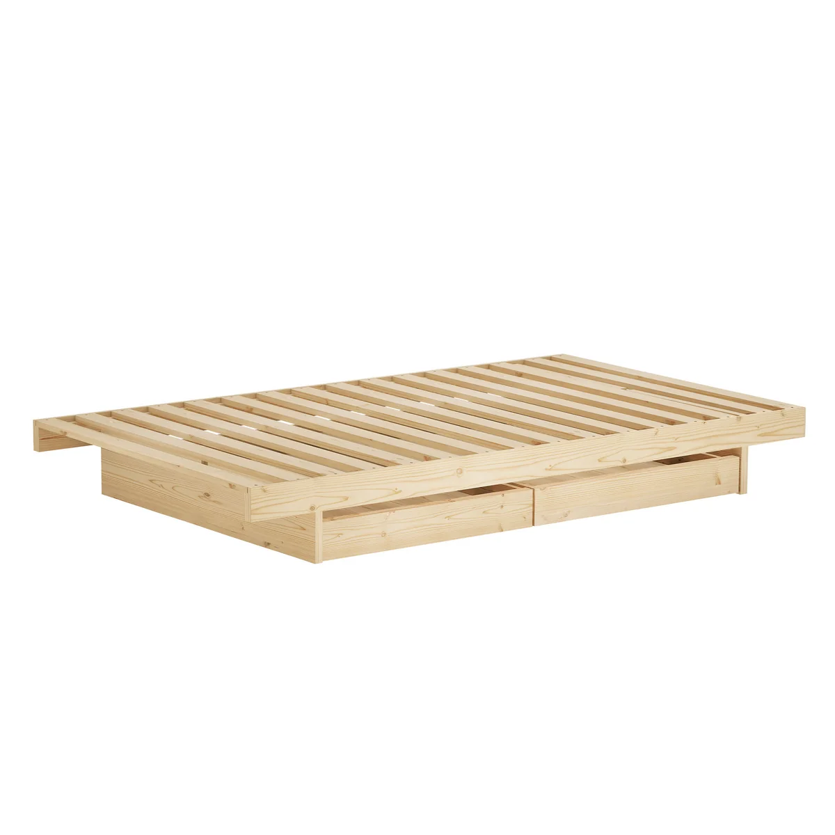 Karup - Kanso Lit avec tiroirs, 90 x 200 cm, pin naturel Karup - Kanso Lit avec tiroirs, 90 x 200 cm, pin naturel