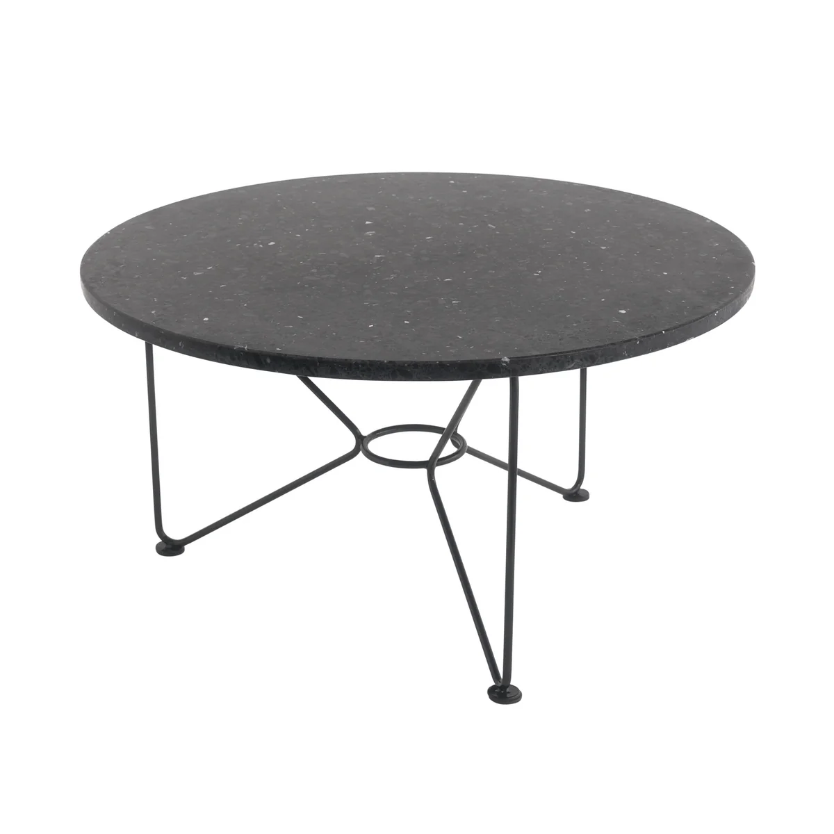 Acapulco Design - The Low Table, H 36 x Ø 65 cm, Terrazzo / tierra black Acapulco Design - The Low Table, H 36 x Ø 65 cm, Terrazzo / tierra black