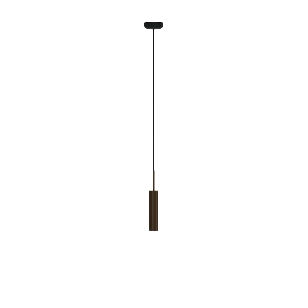 Audo - Tubulaire Lampe suspendue H 24 cm, laiton bronzé Audo - Tubulaire Lampe suspendue H 24 cm, laiton bronzé