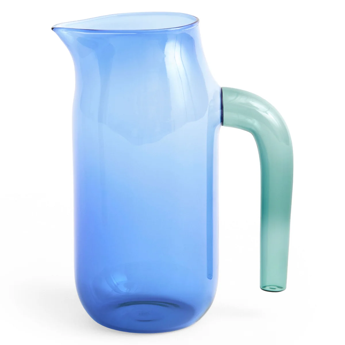 HAY - Pichet en verre xlarge H 26,7 cm, bleu HAY - Pichet en verre xlarge H 26,7 cm, bleu