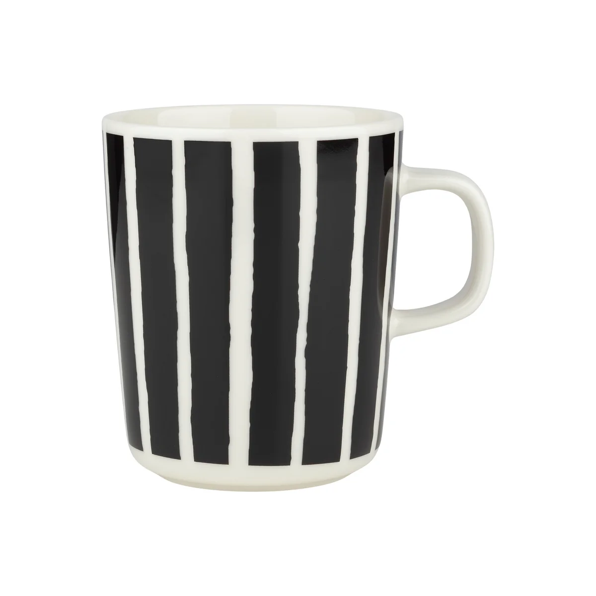 Marimekko - Oiva Piccolo Tasse avec anse, 250 ml, blanc / noir Marimekko - Oiva Piccolo Tasse avec anse, 250 ml, blanc / noir