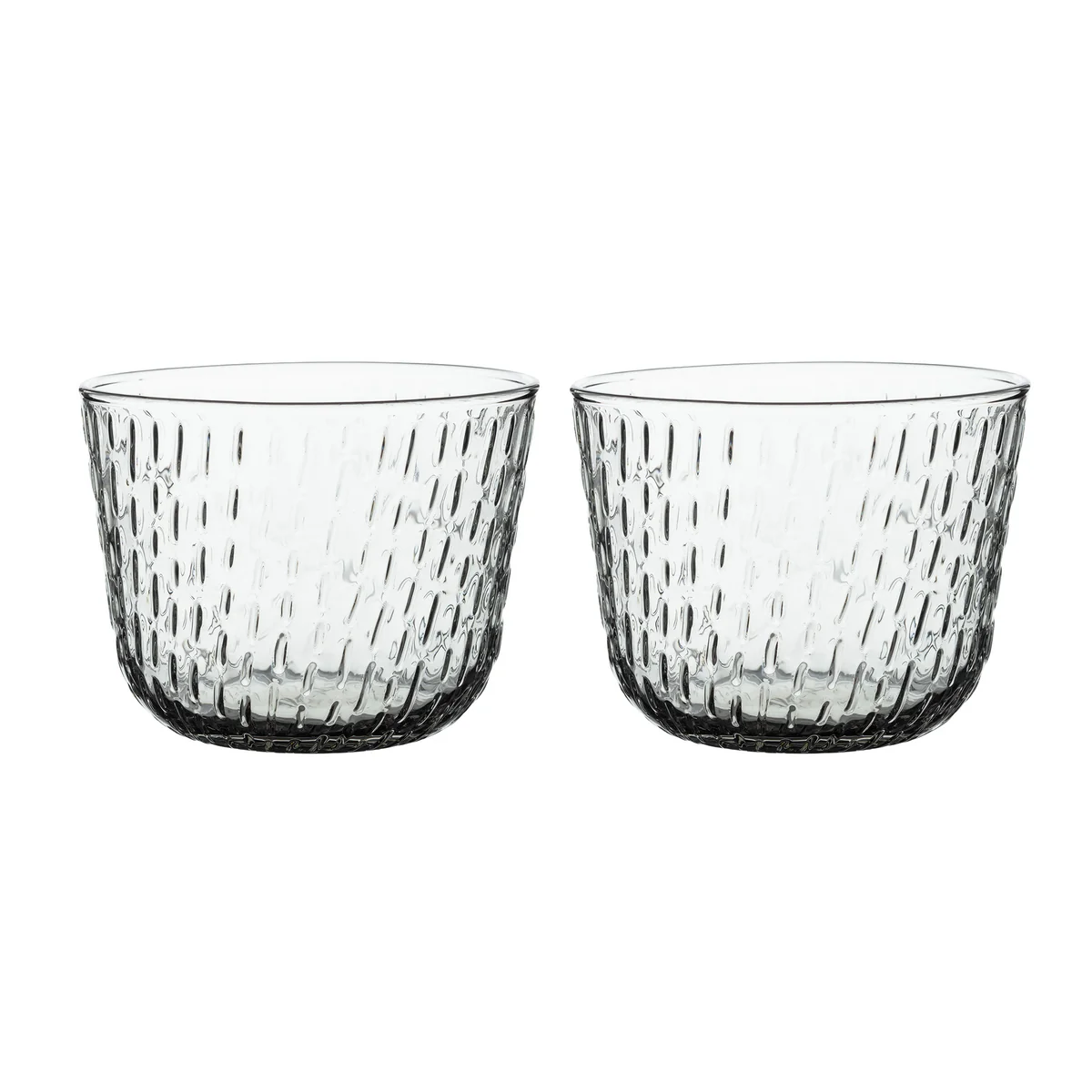 Marimekko - Syksy Verre, 200 ml, misty grey (set de 2)