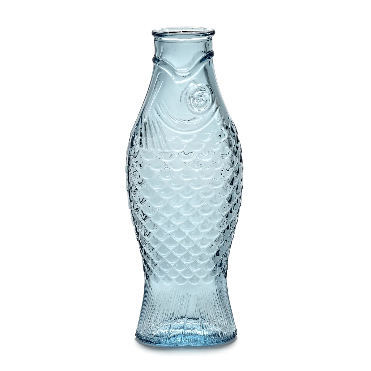 Serax - Fish & Fish Bouteille en verre, 850 ml, bleu Serax - Fish & Fish Bouteille en verre, 850 ml, bleu