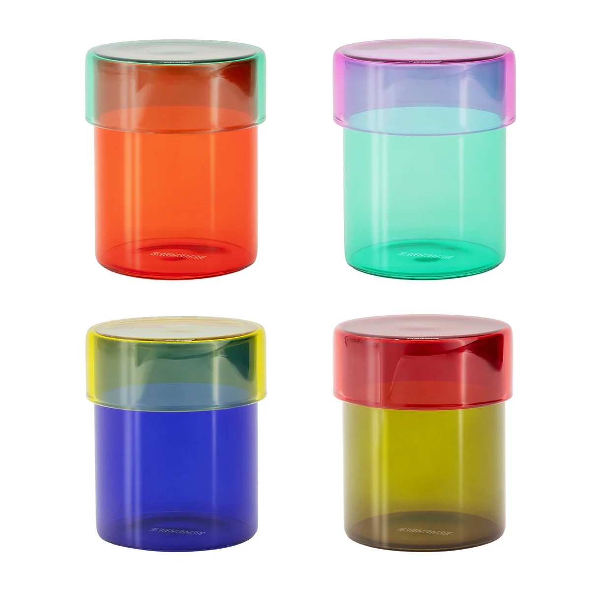Remember - Set de boîtes en verre Cosima, (set de 4) Remember - Set de boîtes en verre Cosima, (set de 4)