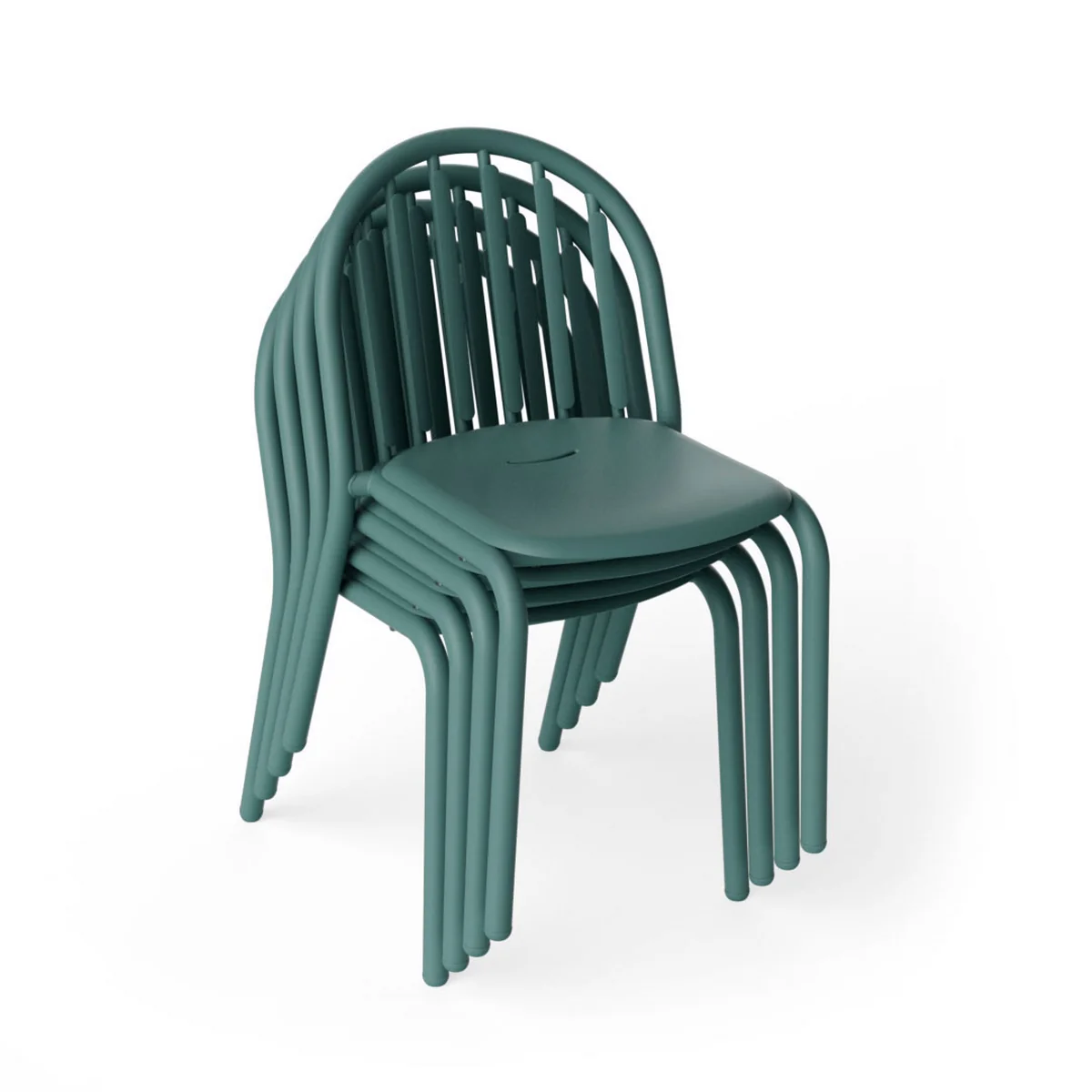 Fatboy - Fred's Outdoor chaise, vert sauge foncé (set de 4) (édition exclusive)